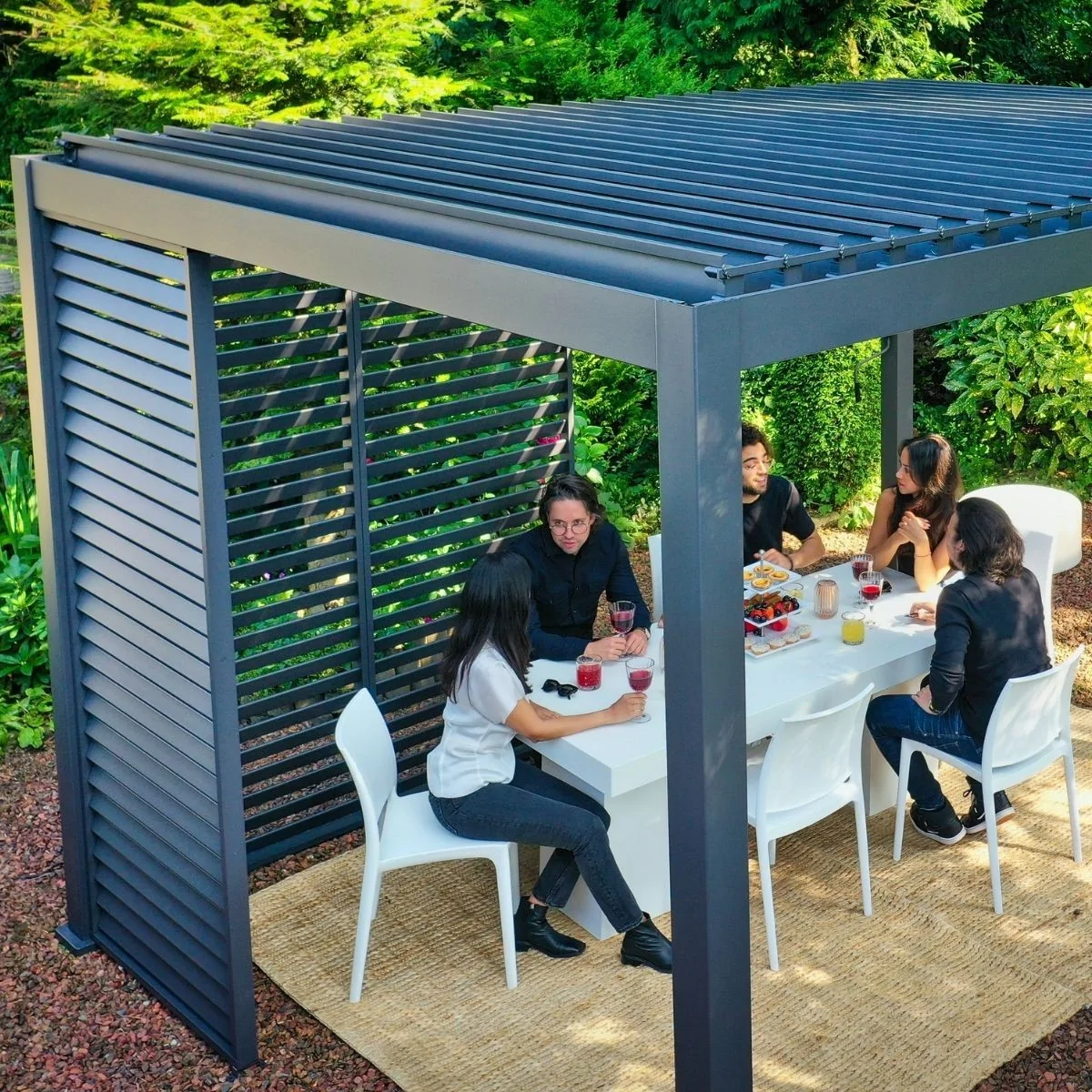 Pergola Bioclimatique auto-portée - 3x4M