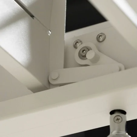 Mécanisme manivelle pergola bioclimatique Ombréa blanc