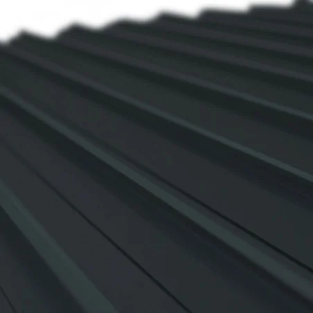 Lames pergola bioclimatique autoportée anthracite Ombréa