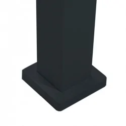 Pied pergola bioclimatique anthracite Ombréa