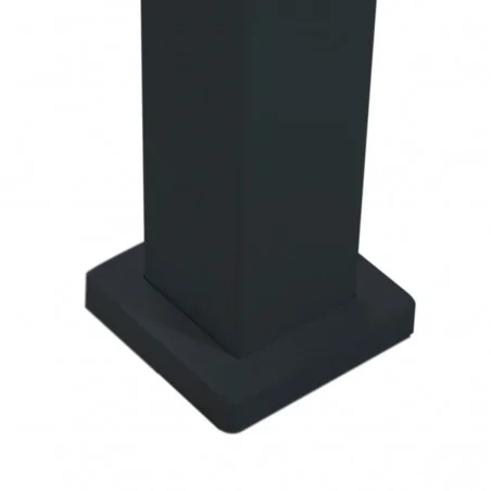 Pied pergola bioclimatique anthracite Ombréa